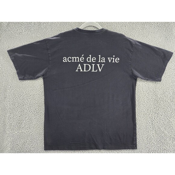 Acme de la Vie ADLV Shirt Mens Large Black Astronaut Graphic Tee Streetwear - Picture 9 of 10